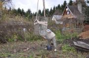 Sestavování
podstavce Lhotsko 2010