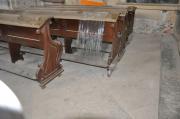 Lavice připraveny na transport do restaurátorské
dílny. The pews are ready for transport to the restoration workshop.