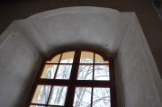 Obnovená omítka se štukovou výzdobou v
oratoři.Renewed wall and stucco ornaments in the oratory.