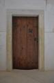 Restaurované dveře na kruchtě. Restored door in the choir loft.